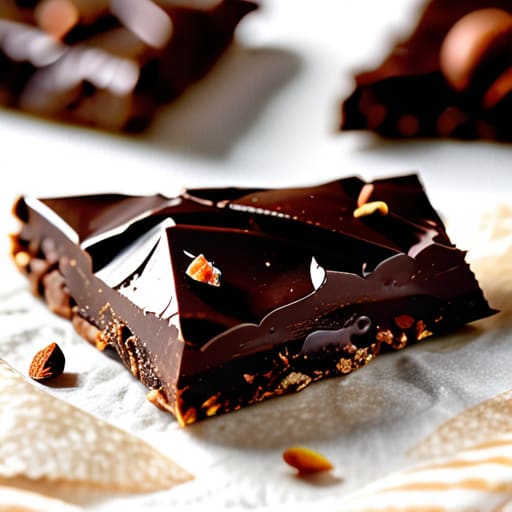 Homemade Dark Chocolate Sea Salt Bark.