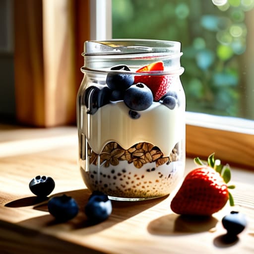 Overnight Oats for Morning Momentum breakfast prep.