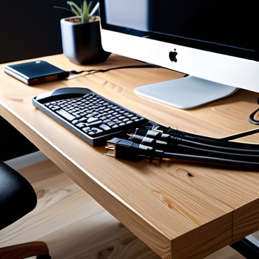 Effective cable management DIY for cords.