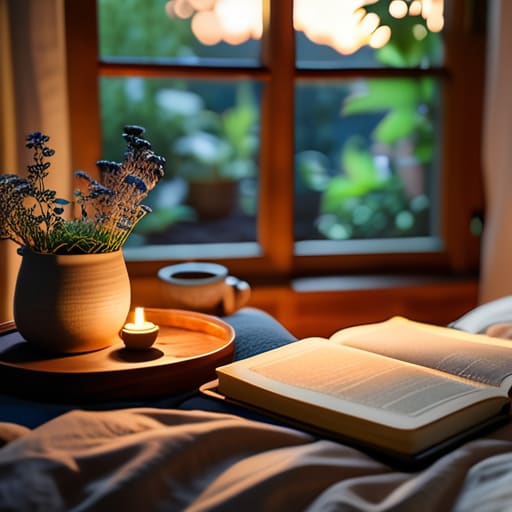 Productive evening routine for a better tomorrow.