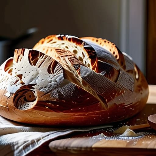 How to bake bread at home easily.