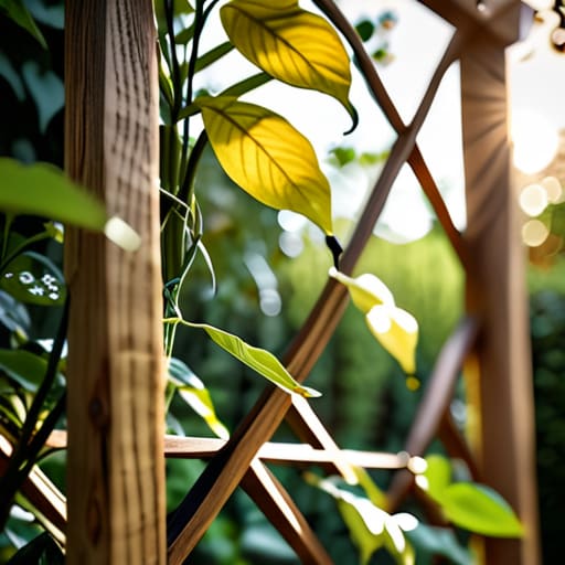 How to build a garden trellis.
