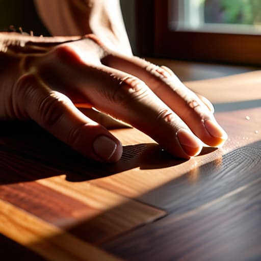 How to fix scratched wood furniture.