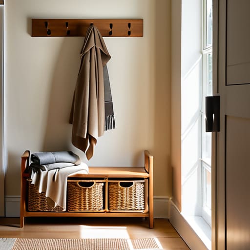 How to organize your entryway for mornings.