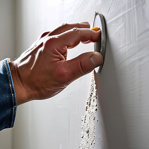 How to patch a hole in the wall.